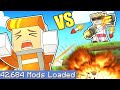 SPEEDRUNNER VS HUNTER on the LARGEST MODPACK (minecraft)