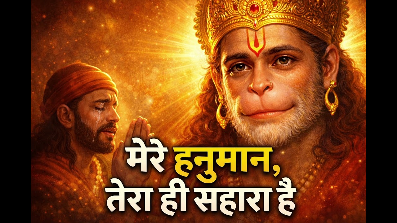 🔥 मेरे हनुमान तेरा ही सहारा है 🔥🙏 हनुमान भजन 🙏❤️ सच्ची भक्ति ❤️