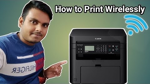 Canon imageCLASS MF232W | How to print wirelessly
