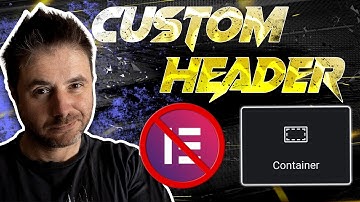How To Make An Amazing Header WITHOUT Elementor Pro  | Wordpress