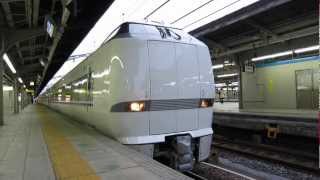 683系2000番台8(3+5)両編成特急しらさぎ号富山行き発車@名古屋駅