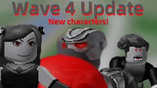 ALL NEW WAVE 4 CHARACTERS! (Teen Titans Battlegrounds | Roblox)