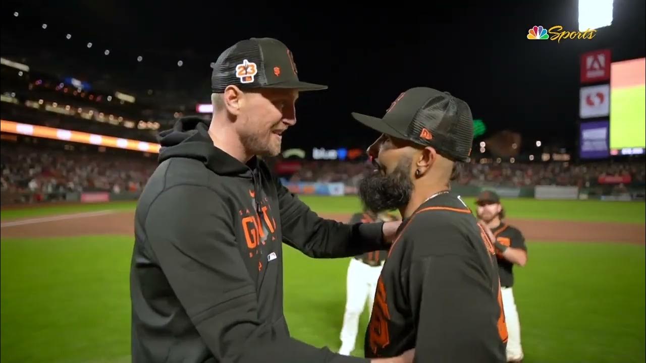 Sergio Romo makes FINAL MLB appearance! Walks off to HUGE ovation as he  retires as a Giant! 