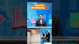 From watching TV to be Live On TV. Amazing Journey #intradaytrading #stockmarket #ddnational