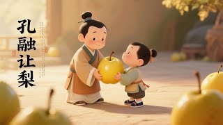 孔融让梨  | Kong Rong’s Pear: Why Sharing Makes Us Awesome! #KidsChineseMoralStories,#KidsMoralTales