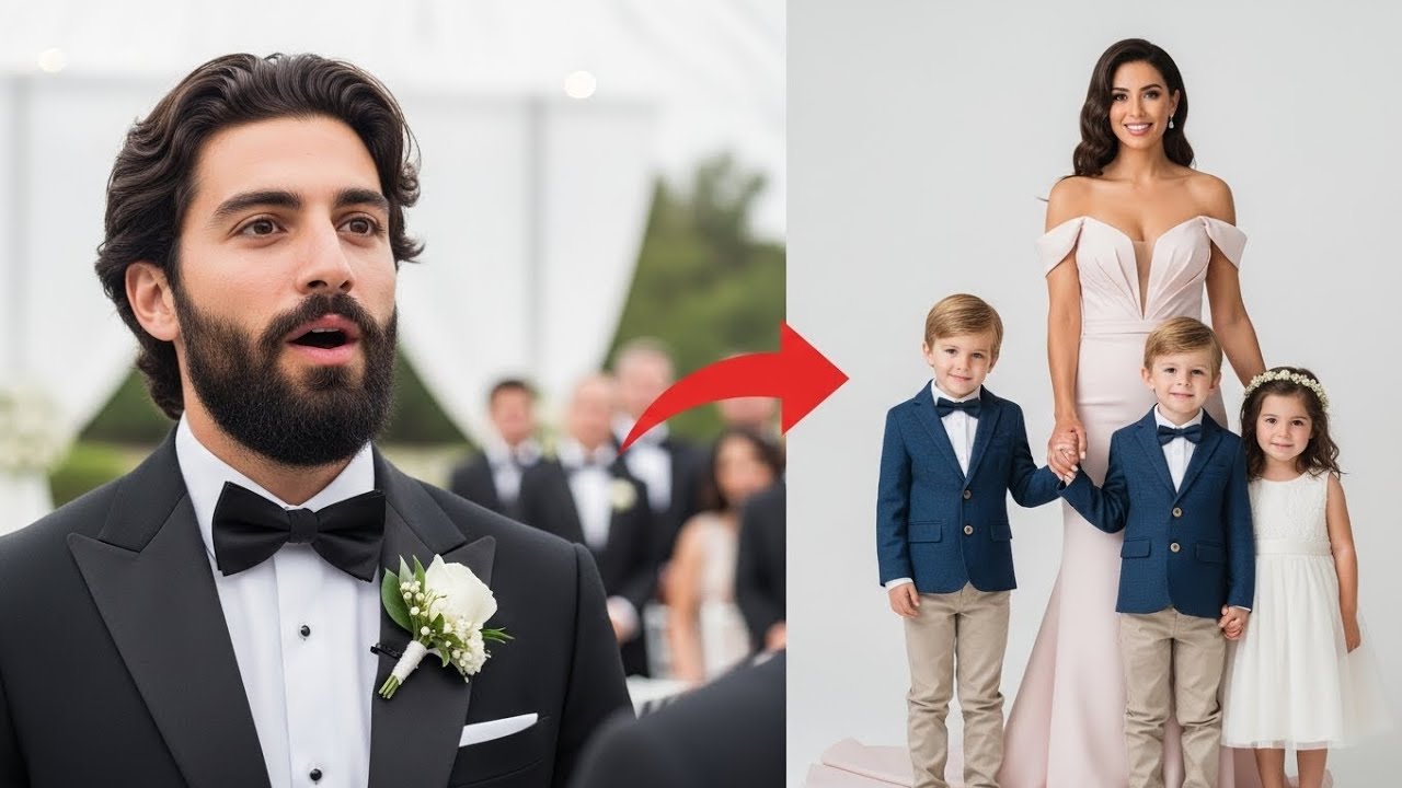 “El millonario quiso humillarla… hasta que ella apareció con sus tres hijos y lo dejó sin palabras”