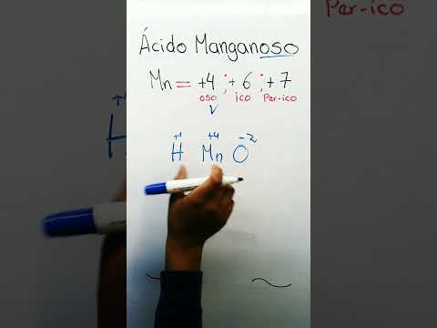 ácido manganoso #química