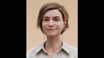 Sample facial animations inside MetaPerson Creator