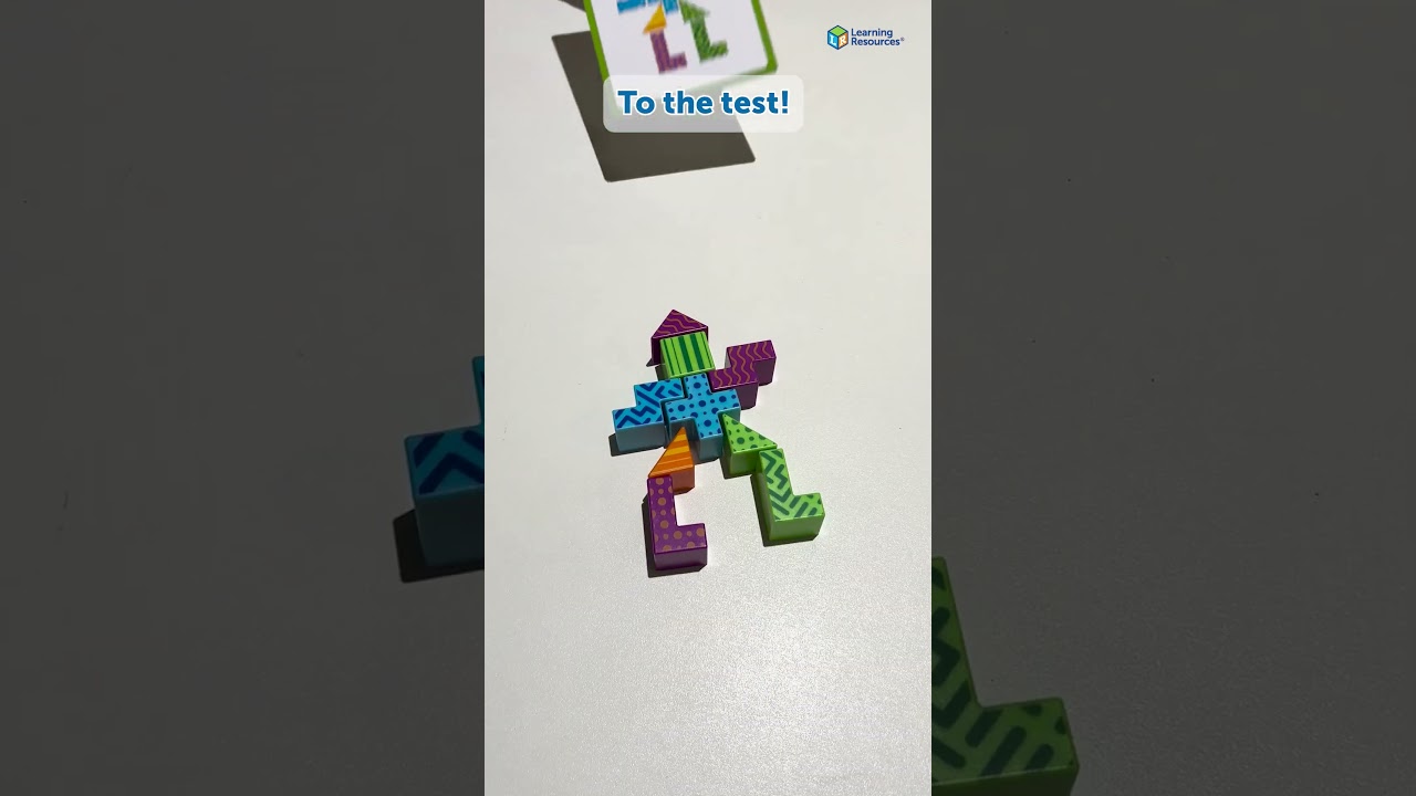 Jouet Apprentissage 5 Ans Puzzle Brainometry Cubes - 40 Défis Réflexion - Jeu éducatif 5 Ans+ - 5 Pièces Learning Resources