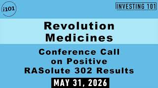 Revolution Medicines Conference Call on Positive RASolute 302 Results