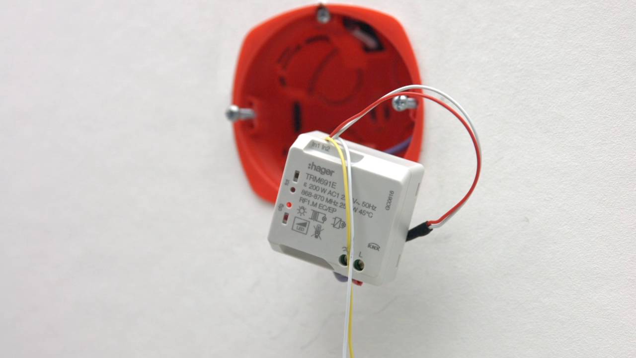 Hager TRK150K - Kit D’éclairage Radio Sans Fil KALLYSTA (WKT302R X2 + TRM693G)