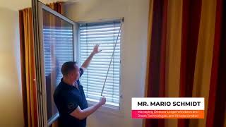 Tilt & Turn Window with Venetian Blinds | Mario Schmidt