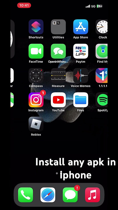How to install any apk in iphone