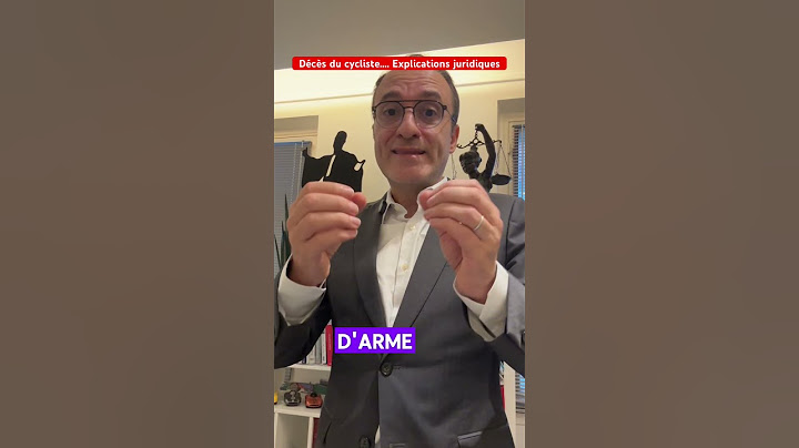 Décès du cycliste Paul Varry - Explications juridiques