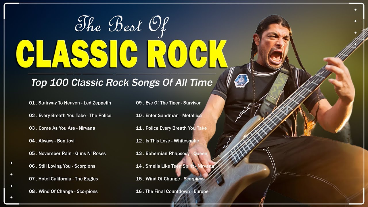 Top Classic Rock Songs Playlist | Best Classic Rock Song Of 80s 90s