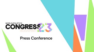 Livestream - Media conference for World Athletics Council election