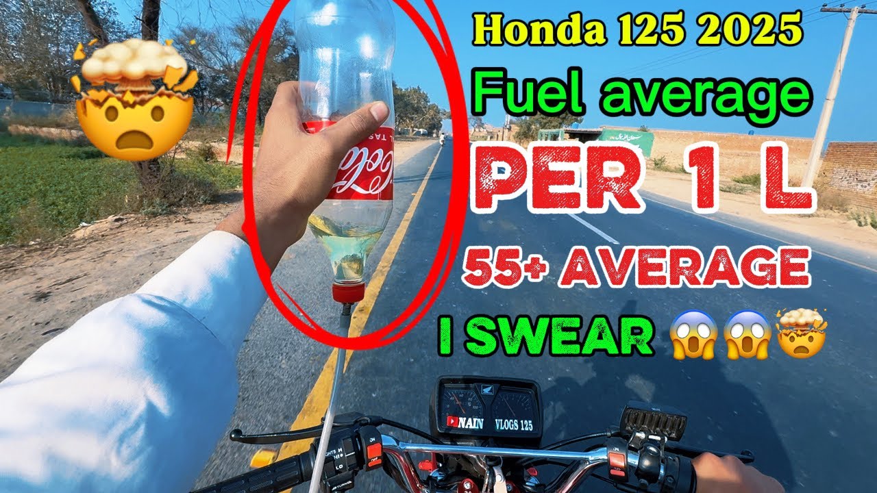 Honda CG 125 2025 Model Fuel Average Test