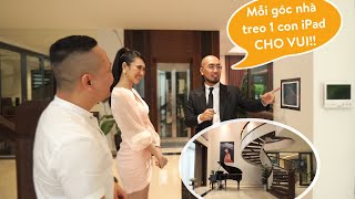 Ngỡ ngàng Siêu Biệt Thự THÔNG MINH thời 4.0 hơn 150 TỶ kết hợp GỖ ÓC CHÓ xa xỉ | nhaTO Review