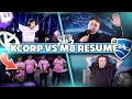 Kcorp vs m8 squeezie saute de joie  best of rocket league fr 377 ractions