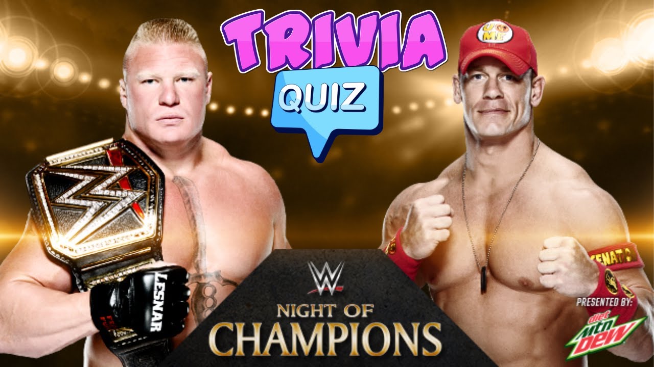 CAN I GUESS THE 2014 NIGHT OF CHAMPIONS PPV MATCH CARD
