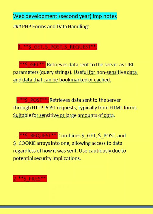 second year web development notes and important topics एचपी एंडमिक ...