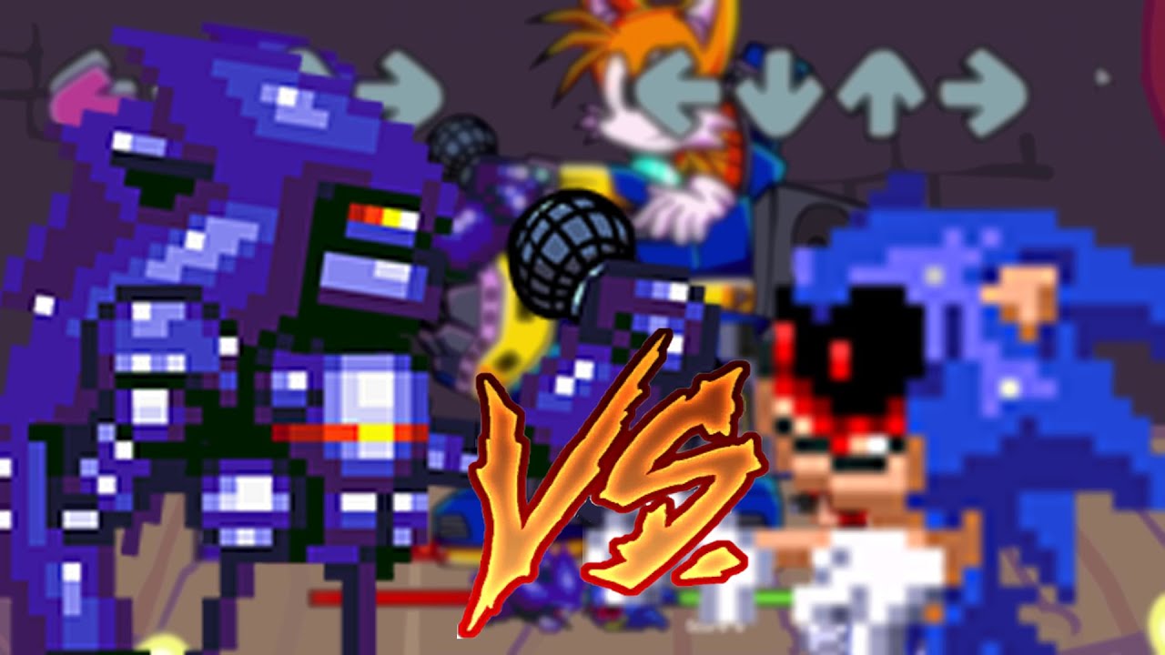 Friday Night Funkin: Sonic.EXE VS Mecha Sonic - YouTube
