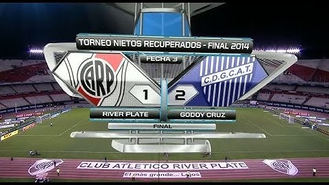 Fútbol en vivo. River - Godoy Cruz. Fecha 3. Torneo Final 2014. Fútbol Para Todos.