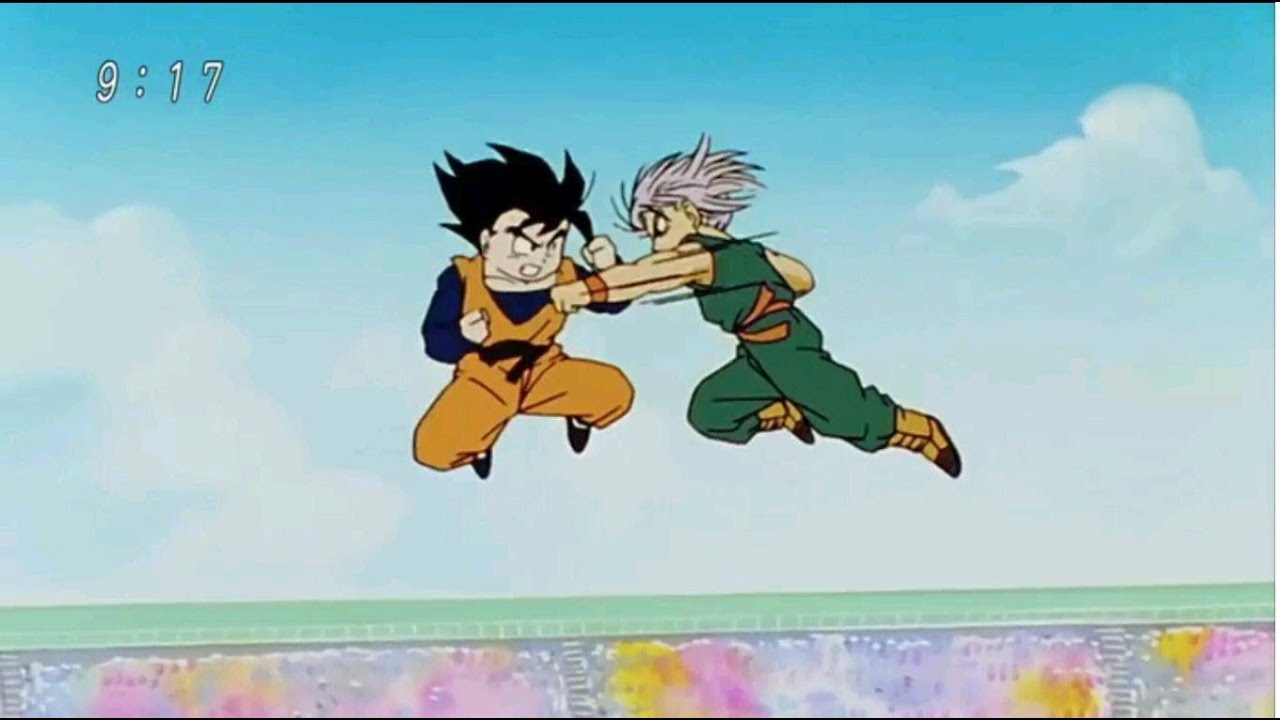 AMV Goten vs Trunks Epic Fight Skirilex Equinox YouTube