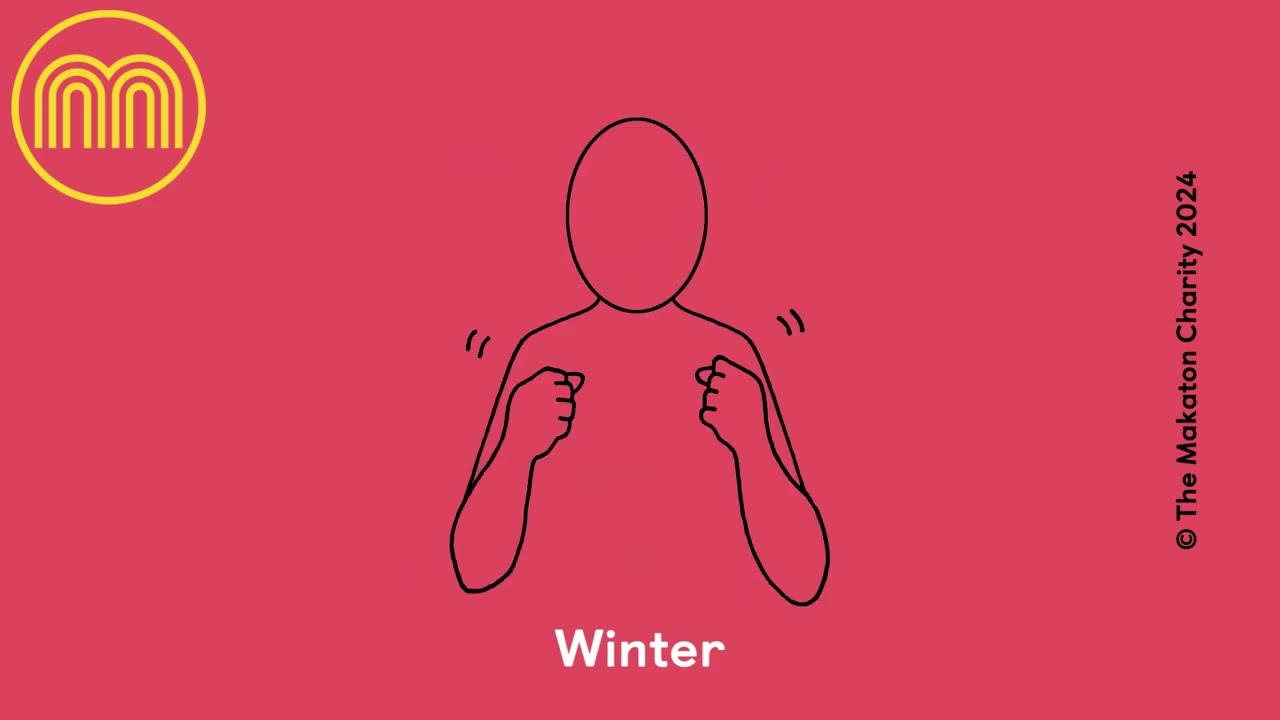 Winter - Makaton Sign of the Week