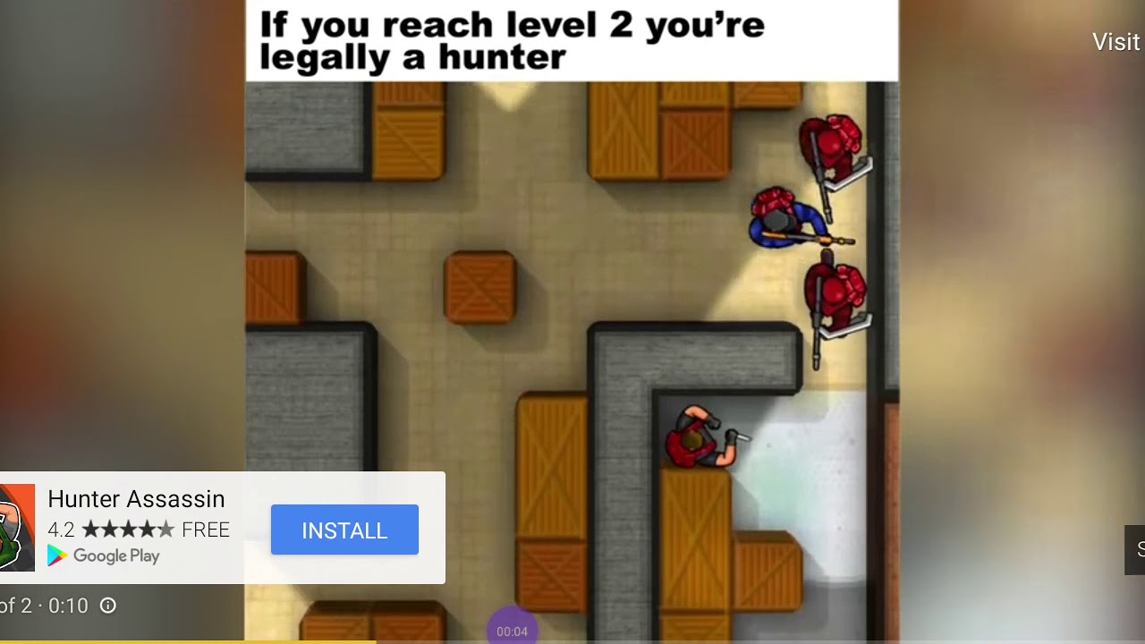 Hunter Assassin weird ad