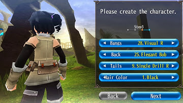 Toram online Character customisation options