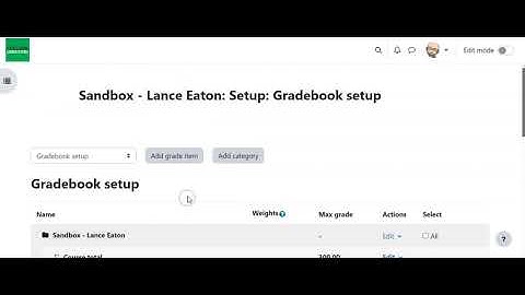 How to add Grading Categories in Moodle 4.0