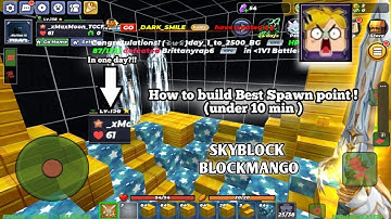 How to build Best Spawn point for getting many like | Skyblock  Blockmango