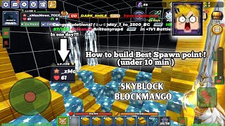 How to build Best Spawn point for getting many like | Skyblock  Blockmango