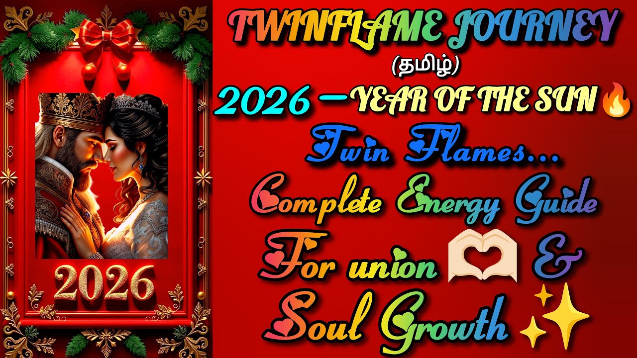 2026✨YEAR of the SUN🔥Twinflames👩‍❤️‍👨Energy Guide💫For Union 🫶🏻 & Soul Growth