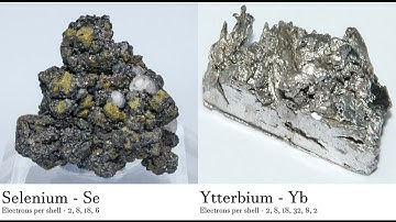 Selenium - Se vs Ytterbium - Yb Comparing Element attributes Atoms