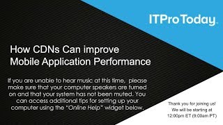 How CDNs Can Improve Mobile Application Performance