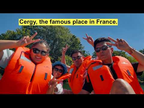 Cergy for the first time with family/ artificial beach and picnic spot/