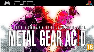 METAL GEAR AC!D 1 - FULL GAME - PSP HD