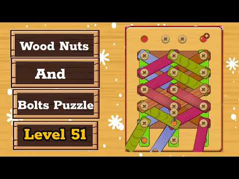 Wood Nuts And Bolts Puzzle Level 51