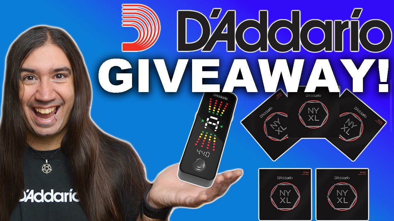 GIVEAWAY!! 🎁 D’'ADDARIO Guitar Tuner Pedal and Strings !!! [ MARCH 2023