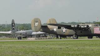 B29 FIFI and Friends Depart NMUSAF (July 5, 2023)