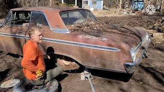 Abandoned cars rescued from the woods! 1950 Plymouth sedan + 1962 Ford Galaxie 500 Resting Relics!