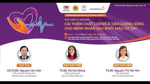 CẢI THIỆN CHẤT LƯỢNG & TIÊN LƯỢNG SỐNG CHO BỆNH NHÂN SAU NHỒI MÁU CƠ TIM
