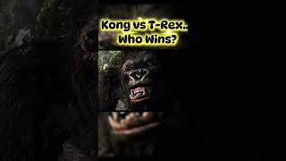 King Kong vs T-Rex Fight Scene | Kong Goes Savage 🦍🦖 #shorts #ytshorts #action #hollywood