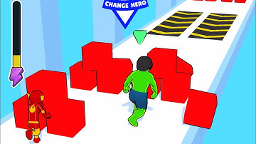 SUPERHERO RACE GAME 😍💫- All Levels Gameplay Walkthrough Android, iOS