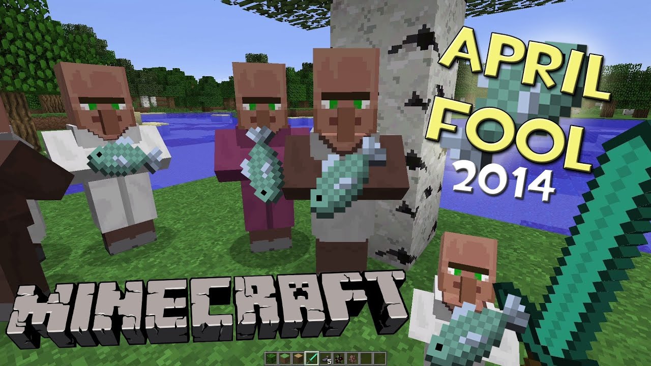 Minecraft April Fool 2014 - YouTube