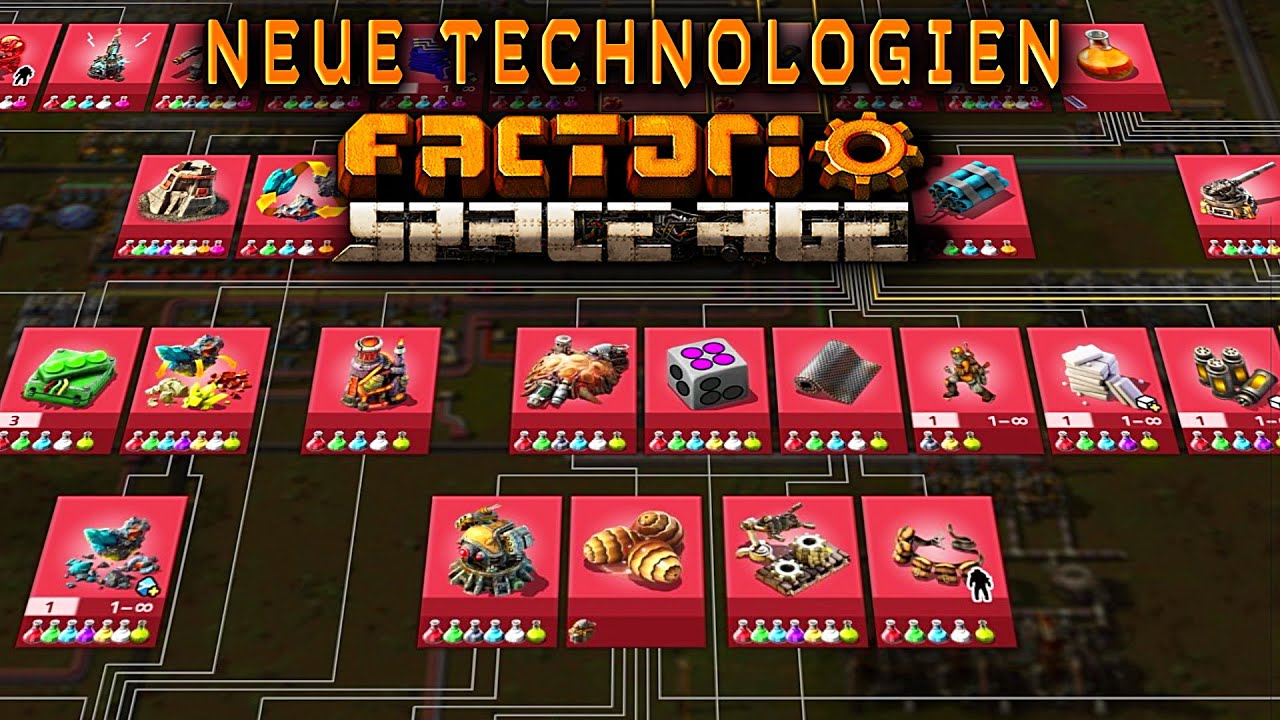 Neue Technologien im Factorio Space Age DLC - YouTube