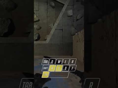 Как бесшумно спрыгнуть с окна на миду на карте Mirage в CS:GO🔥 #Shorts #CSGO #csgo #ксго #кс #го