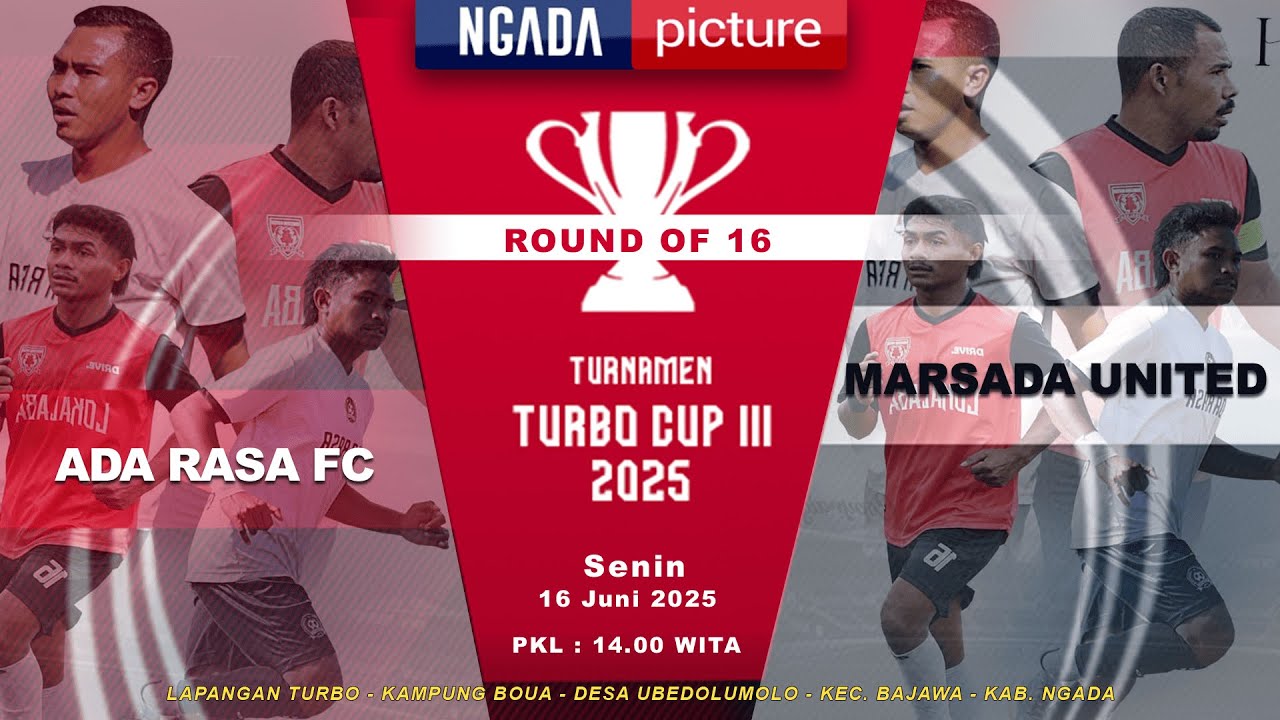 ADA RASA FC vs MARSADA UNITED // ROUND OF 16 TURBO CUP III 2025 - YouTube